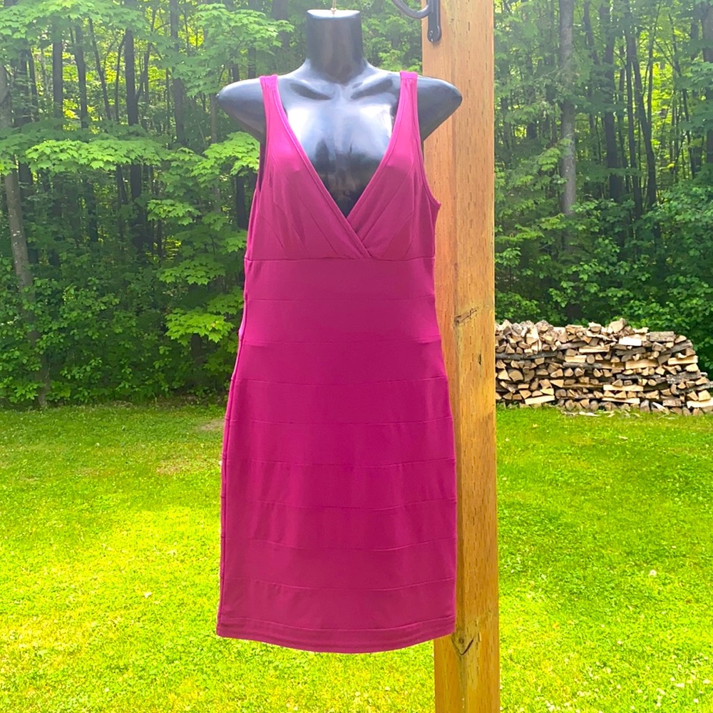 Pink bodycon dress